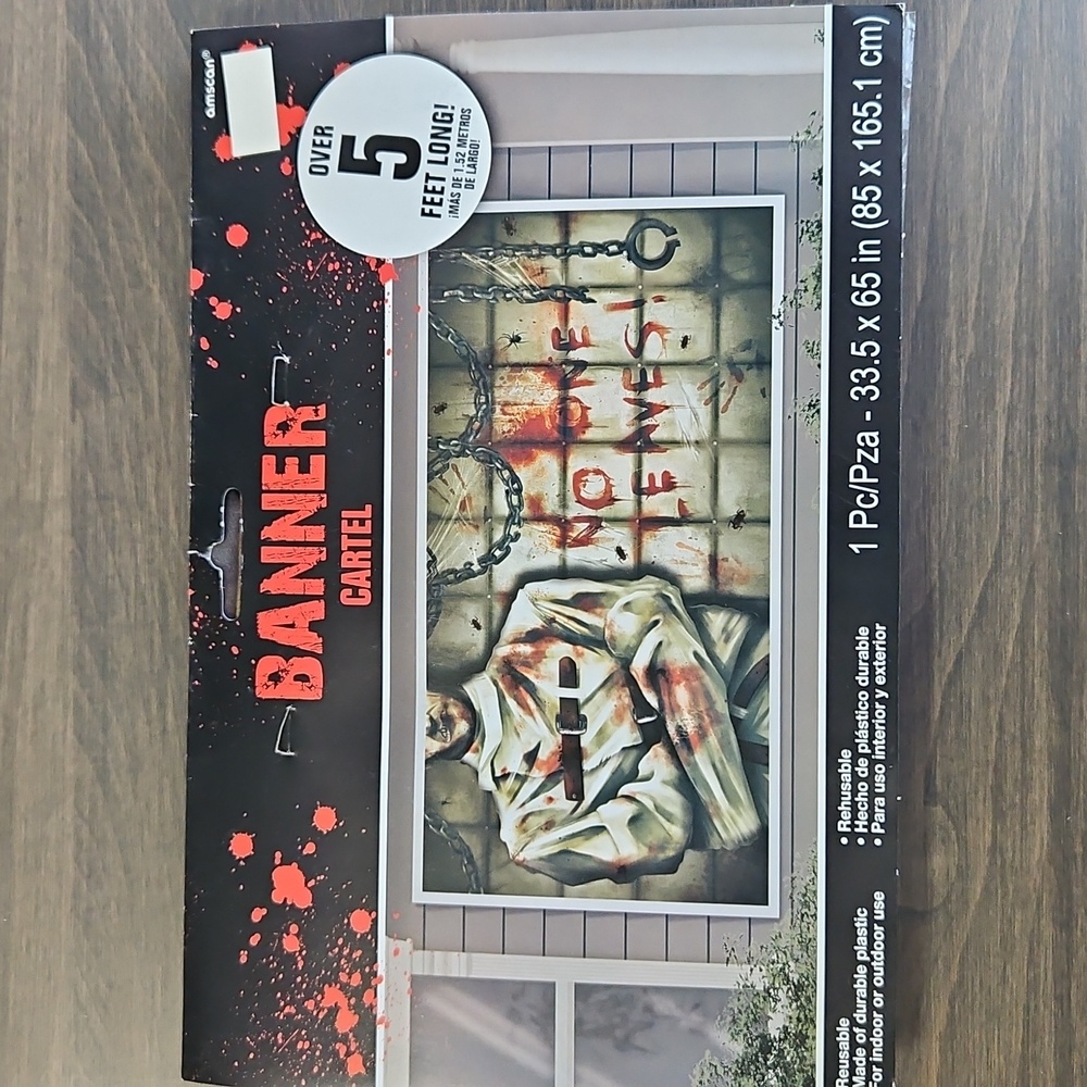 Halloween Insane Asylum Banner